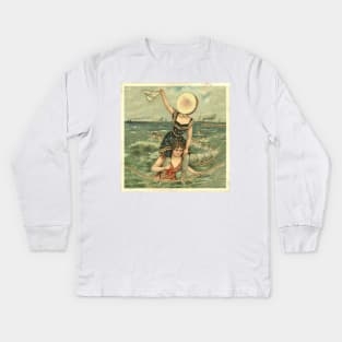 In The Aeroplane Over the Sea Alternate Cover Kids Long Sleeve T-Shirt